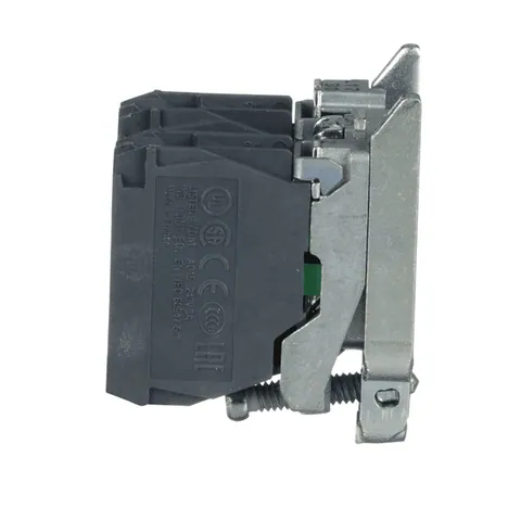 Schneider Electric ZB4BZ103 Harmony, 22mm Push Button, XB4B operators, contact block, with mounting collar, 2 NO, screw clamp terminal — Switches & Modular Apparatus