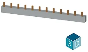 Siemens 5ST3623 Pin busbar, 10 mm2 connection: 2x3x (1-phase+N) touch-safe — PLC