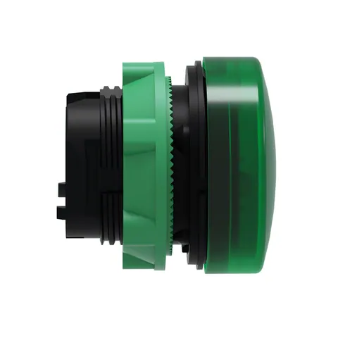 Schneider Electric ZB5AV033 Head for pilot light, Harmony XB5, plastic, green, 22mm, universal LED, plain lens — Interruptores y aparamenta modular