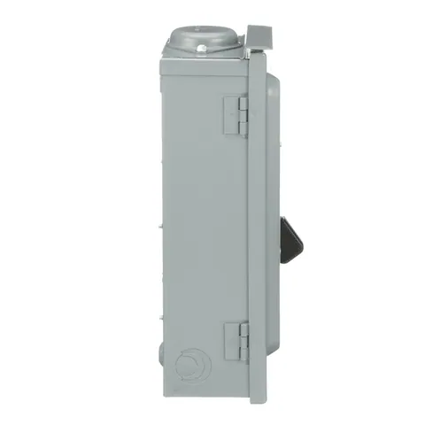Schneider Electric D222N Fusible General Duty Safety Switch, 60A, 2 Pole, 15hp, 240VAC, NEMA 1, 3 Wire, 1 Neutral — General Accessories