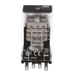 Schneider Electric 792XDXC-120A Power relay, SE Relays, 4PDT, 6A, 120 VAC, clear cover — Akcesoria ogólne