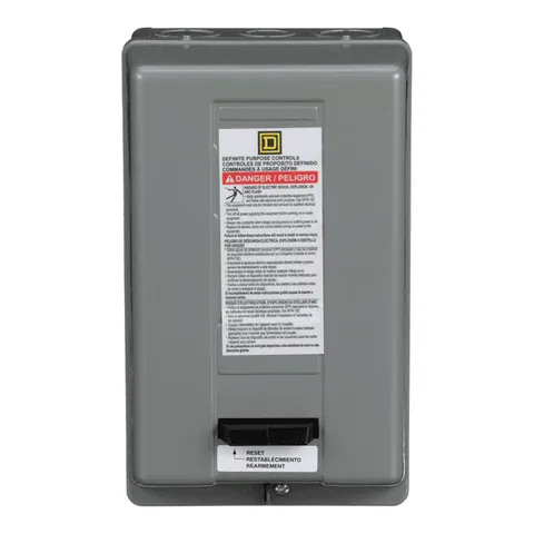 Schneider Electric 8911DPSG42V09 Starter, Definite Purpose, nonreversing, 40A, 2 pole, 1 phase, 208V to 240V AC coil, melting alloy overload, NEMA 1 — Accesorios generales
