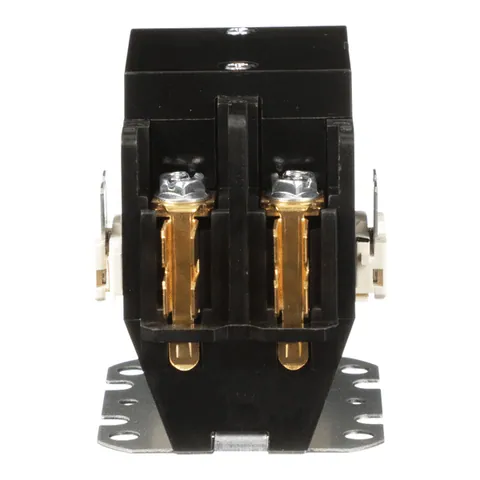 Schneider Electric 8910DP12V02Y248 Contactor, Definite Purpose, 20A, 2 pole, 110/120VAC 50/60Hz coil, open, with cover — General Accessories