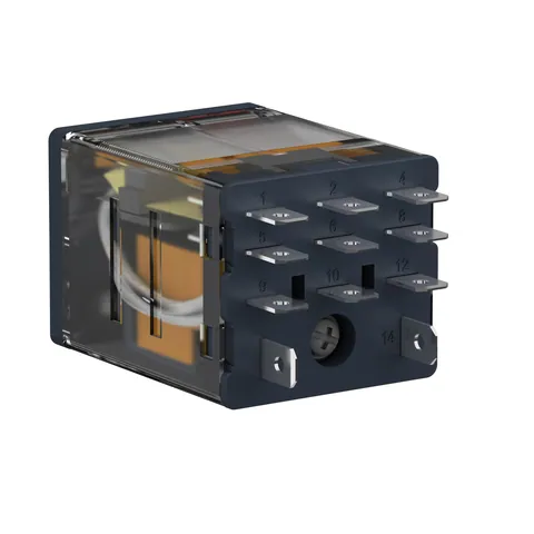 Schneider Electric RPM31F7 plug-in relay, Harmony electromechanical relays, 15A, 3CO, lockable test button, 120V AC — Accesorios generales
