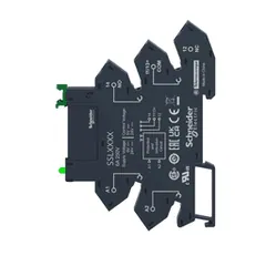 Schneider Electric SSL1D101BDPR Solid state relay pre assembled, Harmony, 0.1A, DC switching, spring sockets, input 16…30V DC, output 1…48V DC — General Accessories