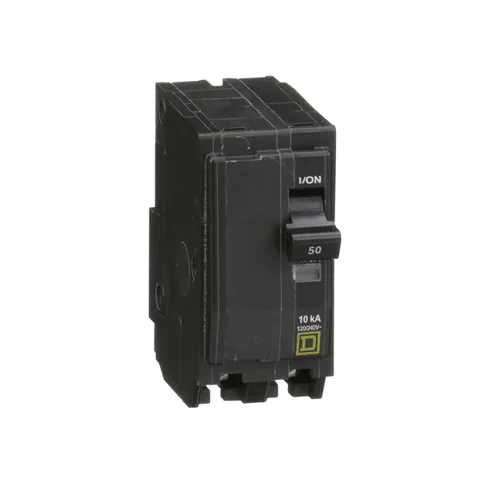 Schneider Electric QO250 Mini circuit breaker, QO, 50A, 2 pole, 120/240VAC, 10kA, plug in mount — Accessori generali