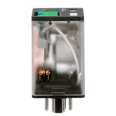 Schneider Electric 750XBXRM4L-110D General purpose relay, SE Relays, 750R, DPDT, 10A, 110VDC, octal terminal 8 pins, LED clear cover, lock push button — Akcesoria ogólne