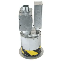 Hubbell S1R6PTFIT In-Floor Delivery Systems, Fire Rated Poke Throughs, SystemOne, 6" Series, Through Floor Fitting With Junction Box Only, No Sub Plates — General Accessories