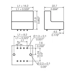Weidmuller 1035950000 SCDV-THR 3.81/04/180F 3.2SN BK BX — Accessori generali