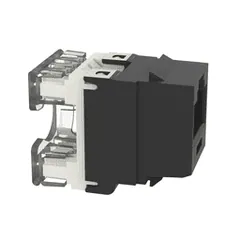 Panduit NKP5E88MBL NetKey Cat 5e Punchdown Jack, Black — Accesorios generales