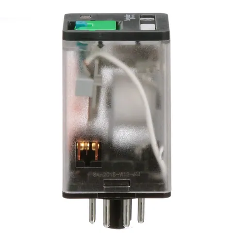 Schneider Electric 750XBXRM4L-24D General purpose relay, SE Relays, 750R, DPDT, 10A, 24 VDC, octal terminal 8 pins, clear cover with LED, lock push button — Akcesoria ogólne
