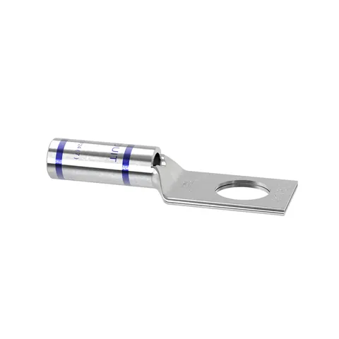 Panduit LCA6-38-L Compression Lug, 6, Tin Plated Copper, Straight, One 3/8" Stud, PK50 — Accesorios generales