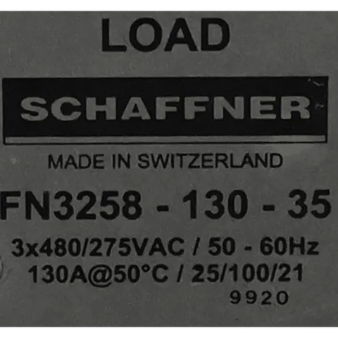 Schaffner FN3258-130-35 FN3258-130-35 Power Line Filter — Accessori generali