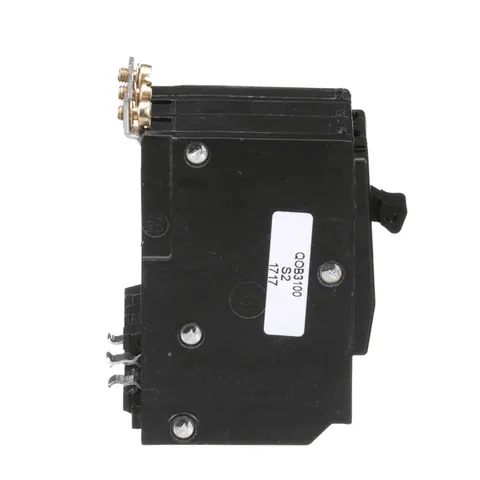 Schneider Electric QOB3100 Mini circuit breaker, QO, 100A, 3 pole, 120/240VAC, 10kA, bolt on mount — General Accessories