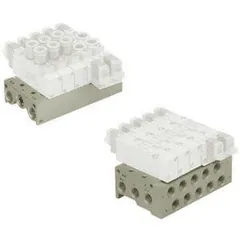 SMC SS5Y3-41-02-C6 SS5Y3, 3000 Series Bar Stock Manifold with Individual Wiring — General Accessories