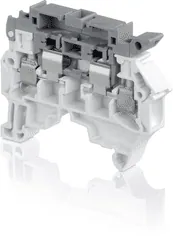 ABB 1SNK505210R0000 ZS4-D2 Screw Clamp Terminal Block - Double Deck - Grey — General Accessories