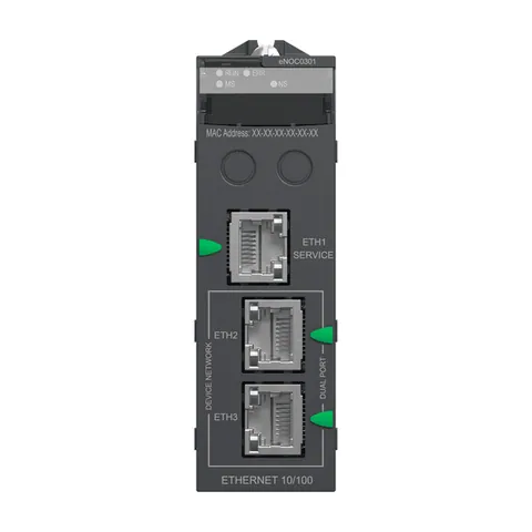Schneider Electric BMENOC0301 network module, Modicon M580, Ethernet IP/Modbus TCP — PLC Modules & Extensions