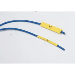 Brady Corporation M21-187-C-342-YL BMP21 Series PermaSleeve Polyolefin Wire Marking Sleeves, Black on Yellow, 0.187 " Dia x 7' L — Industrial Cables & Wires
