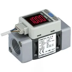 SMC PFMB7501-F04-F PFMB, Digital Air Flow Sensor, 2-Color Display, IP40, 5-2000 Lpm, PFMB7501-F04-F — Proximity & Inductive Sensors