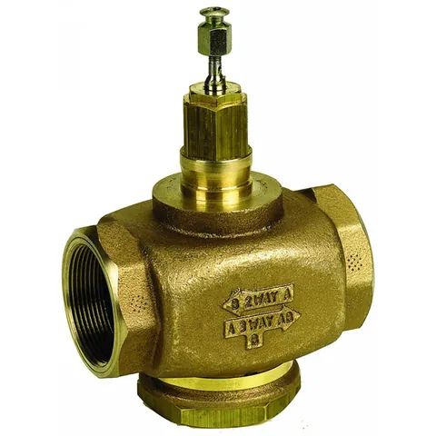 Honeywell V5011N3012/U Two-way Globe Valve, 1/2 in, (Female) NPT, 4.7 Cv, Water or Glycol — Process & Flow Control Valves