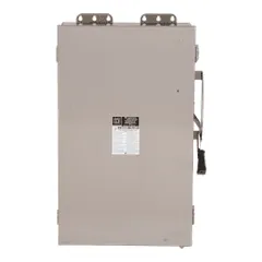 Schneider Electric H364NDS Safety switch, heavy duty, fusible, 200A, 3 pole, 150hp, 600VAC/DC, NEMA 4, 4X, 5, 304 stainless steel, neutral — General Accessories