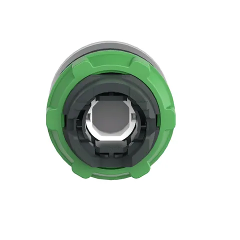 Schneider Electric ZB5AW313 Head for illuminated push button, Harmony XB5, plastic, white flush, 22mm, universal LED, spring return, plain lens — Switches & Modular Apparatus