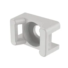 Panduit TM1S6-M TM1S6-M Cable Tie Mount, Natural, PA 6.6, Screw, 0.51x0.32", PK1000 — Connectors & Plugs