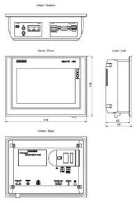 Siemens 6AV2124-0GC01-0AX0 SIMATIC TP700 Comfort Panel, 7" — HMI Panels & Monitors