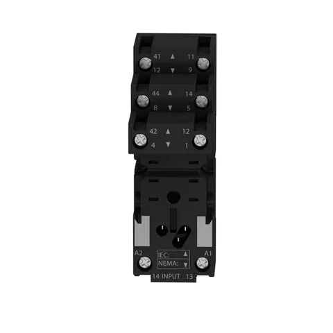 Schneider Electric RXZE2S108M socket, Harmony Electromechanical Relays, for RXM2 relays, screw connec to rs, separate contact — Connettori e spine