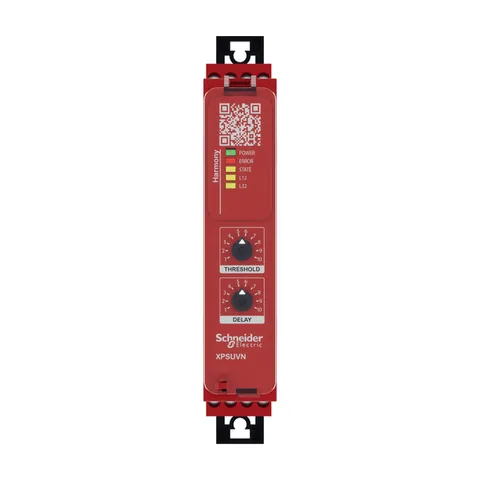 Schneider Electric XPSUVN11AP safety module, Harmony XPS, zero speed monitoring with time delay, 24V AC or DC, screw — Contactors & Relays