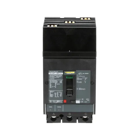 Schneider Electric HJA36150 Circuit breaker, PowerPacT H, 150A, 3 pole, 600VAC, 25kA, I-Line, thermal magnetic, 80%, ABC — Accessori generali