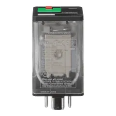 Schneider Electric 750XBXRM4L-240A General purpose relay, SE Relays, 750R, DPDT, 10A, 240VAC, octal terminal 8 pins, LED clear cover, lock push button — Akcesoria ogólne