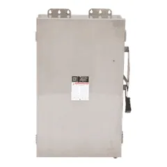 Schneider Electric HU364SS Safety switch, heavy duty, non fusible, 200A, 3 pole, 150hp, 600VAC/600VDC, NEMA 4, 4X, 5, 316 stainless steel — General Accessories