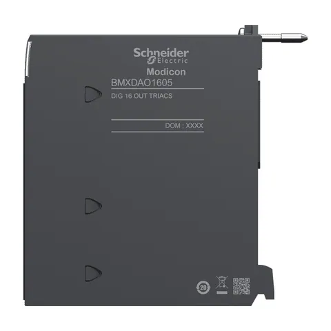 Schneider Electric BMXDAO1605 discrete output module, Modicon X80, 16 triac outputs, 100 to 240V AC — Sterowniki PLC