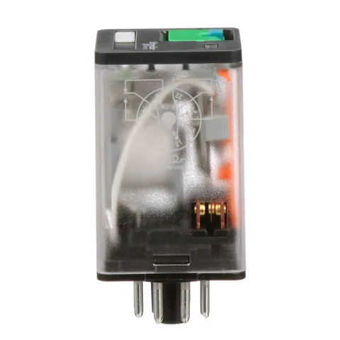 Schneider Electric 750XBXRM4L-12D General purpose relay, SE Relays, 750R, DPDT, 10A, 12 VDC, octal terminal 8 pins, clear cover with LED, lock push button — Akcesoria ogólne