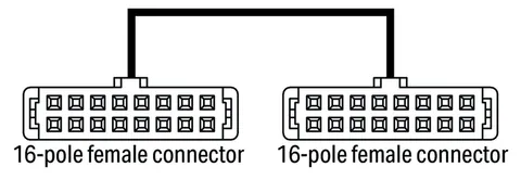 Wago 706-753/301-200 Connection cable; 16-pole; Pluggable connector per DIN 41651; 16-pole; Pluggable connector per DIN 41651; Length: 2 m; Conductor cross-section: 0.14 mm² — Näherungs- & induktive Sensoren