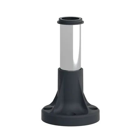 Schneider Electric XVBZ02A Fixing base, Harmony XVB, for modular tower lights, plastic, 70mm, 80mm aluminium support tube + black fixing plate — General Accessories
