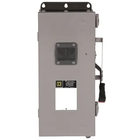 Schneider Electric CHU363DS Safety switch, heavy duty, non fusible, 100A, 600 VAC/VDC, 3 poles, 100hp, NEMA 4, 4X, 5, 304 steel — General Accessories