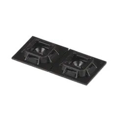 Panduit SGABM30-AV-C300 Super-Grip Mount, Black, High Heat/UV Nylon 6.6, VHB — Connectors & Plugs