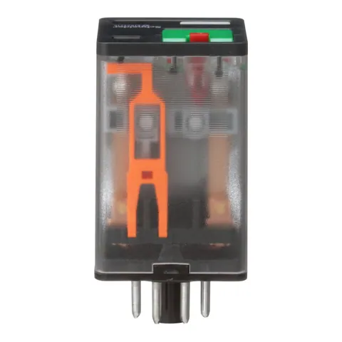 Schneider Electric 750XBXRM4L-240A General purpose relay, SE Relays, 750R, DPDT, 10A, 240VAC, octal terminal 8 pins, LED clear cover, lock push button — Akcesoria ogólne