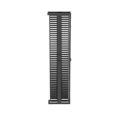 Panduit PR2VSD06 Vertical Dual-Sided Cable Manager, 1 Door, 45RU, 6 in. Wide, Black