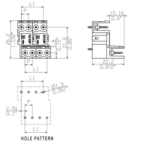 Weidmuller 1725740000 PCB Plug-in Connector 5.08V/22/180 3.2SN OR BX — Accesorios generales