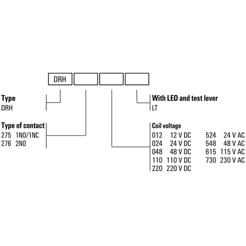 Weidmuller 1220200000 DRH276524LT — Contactors & Relays