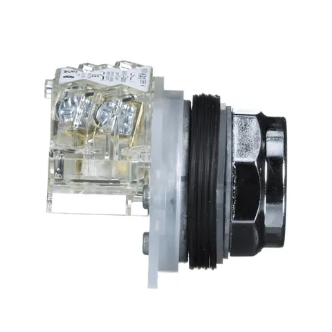 Schneider Electric 9001KR1BH13 30mm Push Button, Type K, push button, full guard, black, 1 NO and 1 NC — Switches & Modular Apparatus