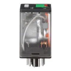 Schneider Electric 750XCXRM4L-240A General purpose relay, SE Relays, 750R, 3PDT, 10A, 240VAC, octal terminal 11 pins, LED clear cover, lock push button — Akcesoria ogólne
