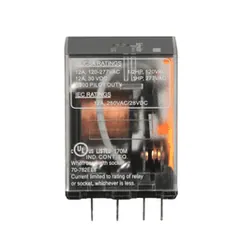 Schneider Electric 792XBXC-12D Power relay, SE Relays, DPDT, 12A, 12 VDC, clear cover — Akcesoria ogólne