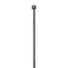 Panduit PLT1M-C0 Pan-Ty® PLT1M-C0 Cable Tie, Black, UV PA6.6, 3.9"L, 18lb, PK100 — Connectors & Plugs