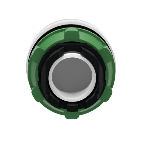Schneider Electric ZB5AV013 Head for pilot light, Harmony XB5, plastic, white, 22mm, universal LED, plain lens — Interruptores y aparamenta modular