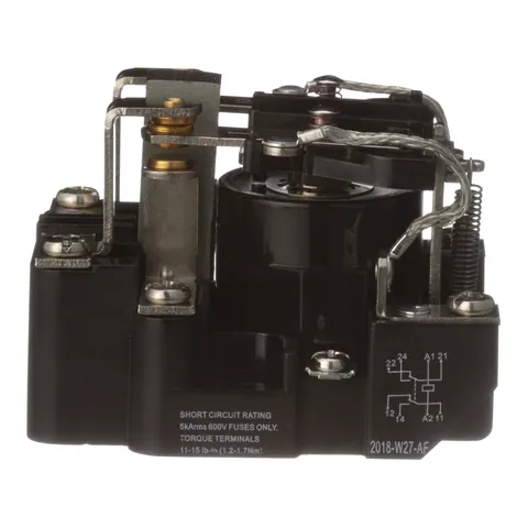 Schneider Electric 199BX-18 Power relay, SE Relays, DPDT, 40A, 24 VDC, magnetic blowout, open type, heavy duty — Accessori generali