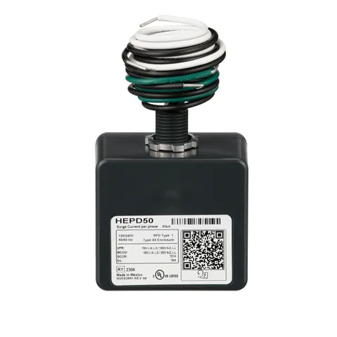 Schneider Electric HEPD50 Surge protection device, HEPD, 50kA, 120/240 V, 1 phase, 3 wire, SPD type 1 — General Accessories